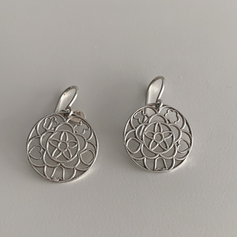 Tous Round Silver Earrings